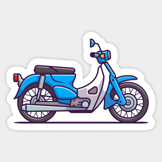 Classic Motorcycle Sticker by Catalyst Labs